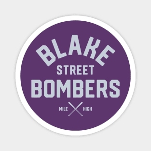 Colorado 'Blake Street Bombers' Baseball Fan T-Shirt: Ignite Your Mile High Spirit with a Legendary Design! Magnet